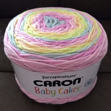 caron baby cakes yarn cotton candy
